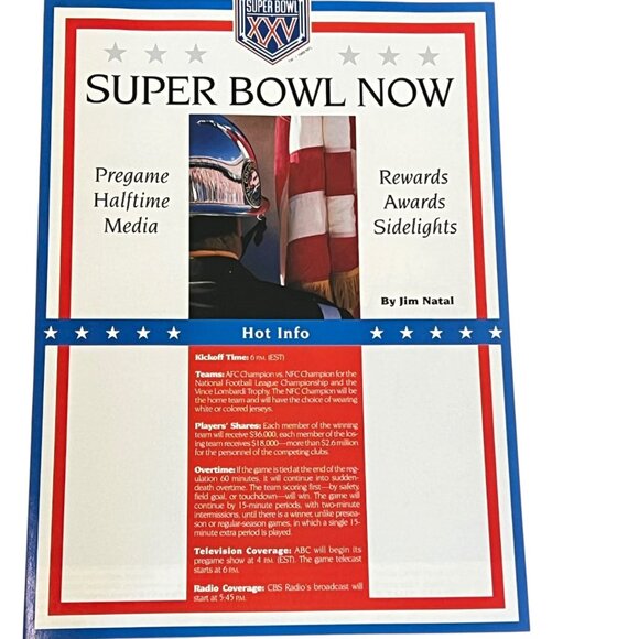 Super Bowl XXV Anniversary Commemorative Collection Box Set - Picture 6 of 16
